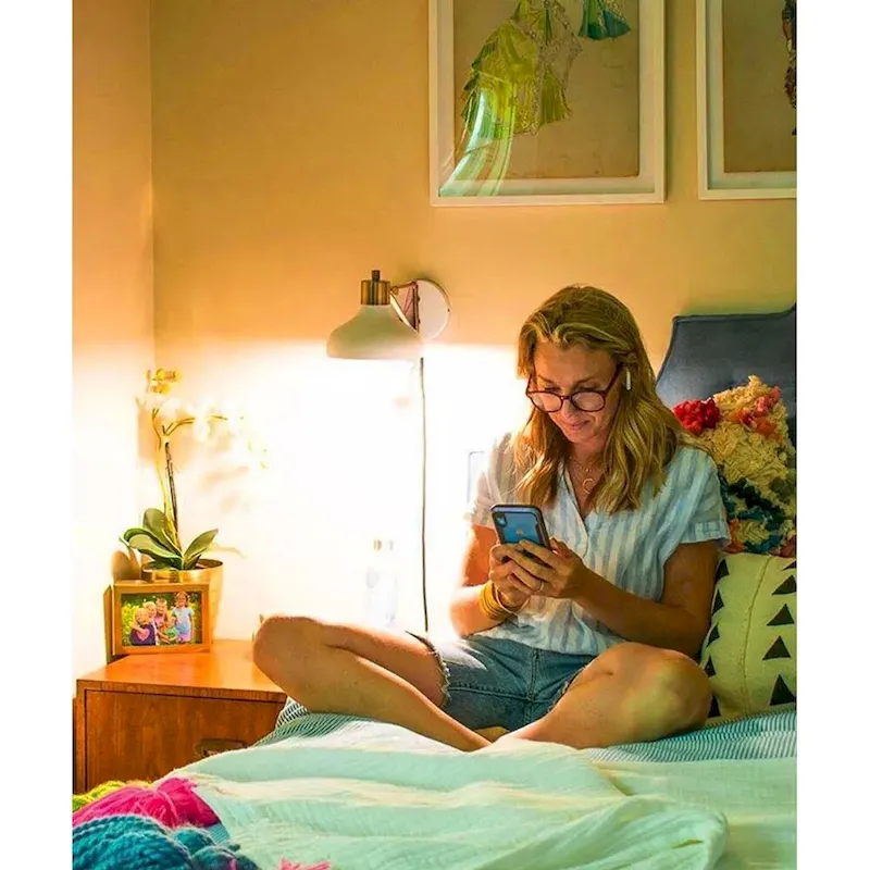 Wind Down LED Light Bulb by Brilli A19 60 Watt Dimmable 2700K (1 Pack) - White