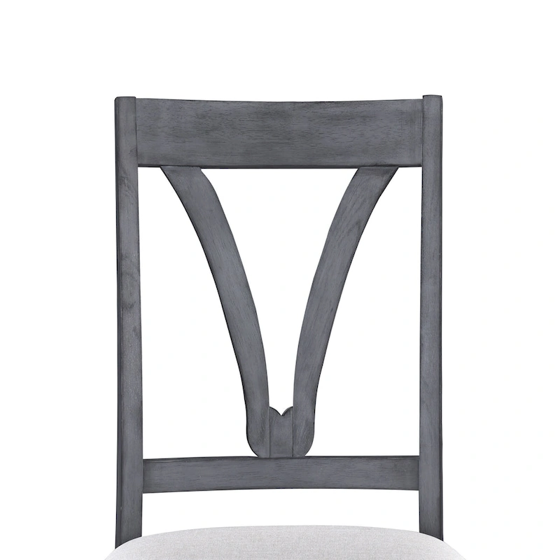 Mid-Century Wood 5-Piece Dining Table Set