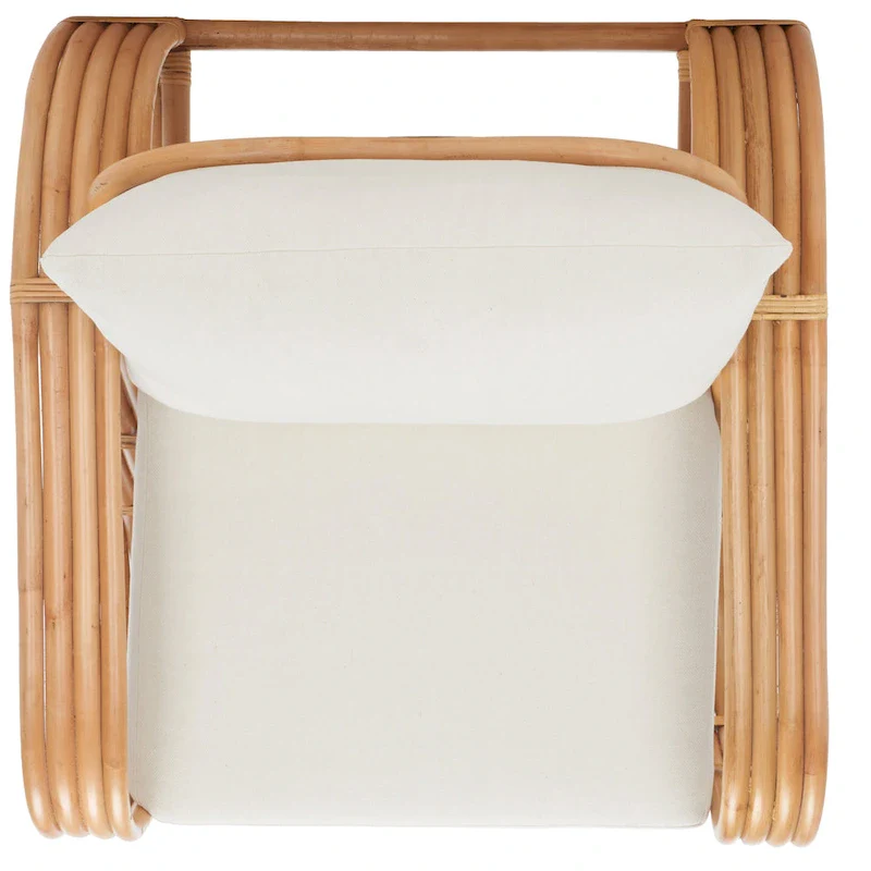 SAFAVIEH Alvena Accent Chair with Cushion - 30 W x 33 D x 29 H - 30Wx33Dx29H