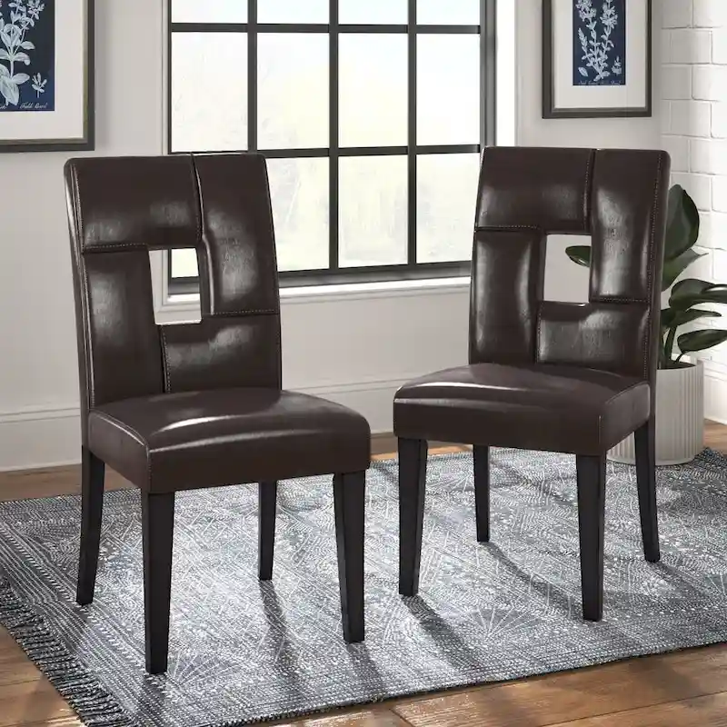Keyhole Back Dining Chairs (Set of 2) - Dining Chair