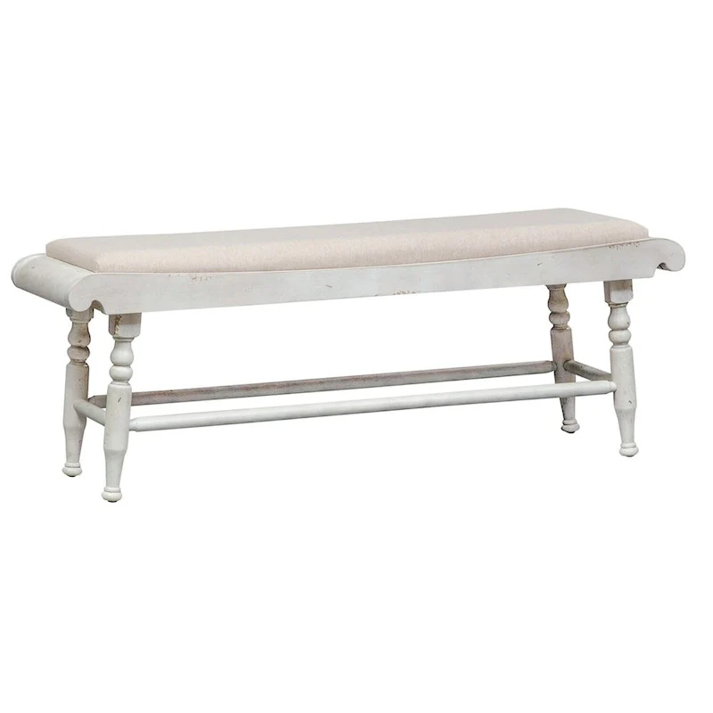 Whitney Antique Linen Bench