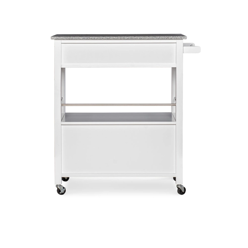 Barbara Rolling Mobile Kitchen Cart with Granite Top