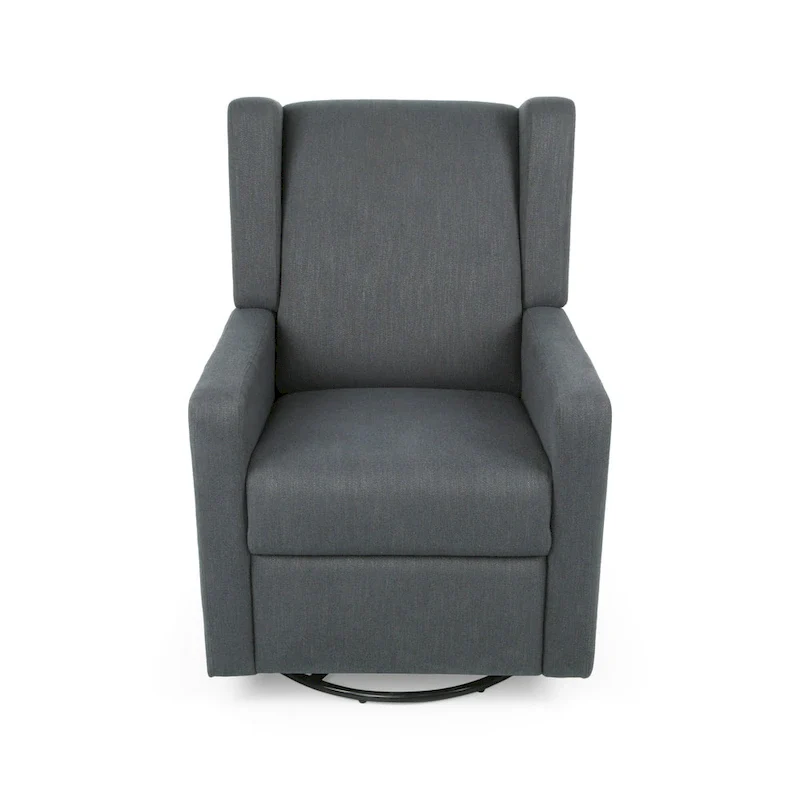 Swivel Glider Recliner, Adjustable Chair with Plush Upholstery
