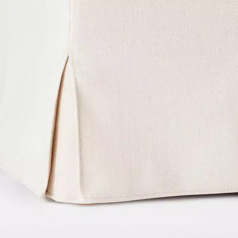 Lynwood Slipcover Cube Ottoman - Threshold designed with Studio McGee
