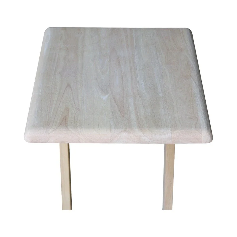 Unfinished Solid Parawood Sofa Server Table