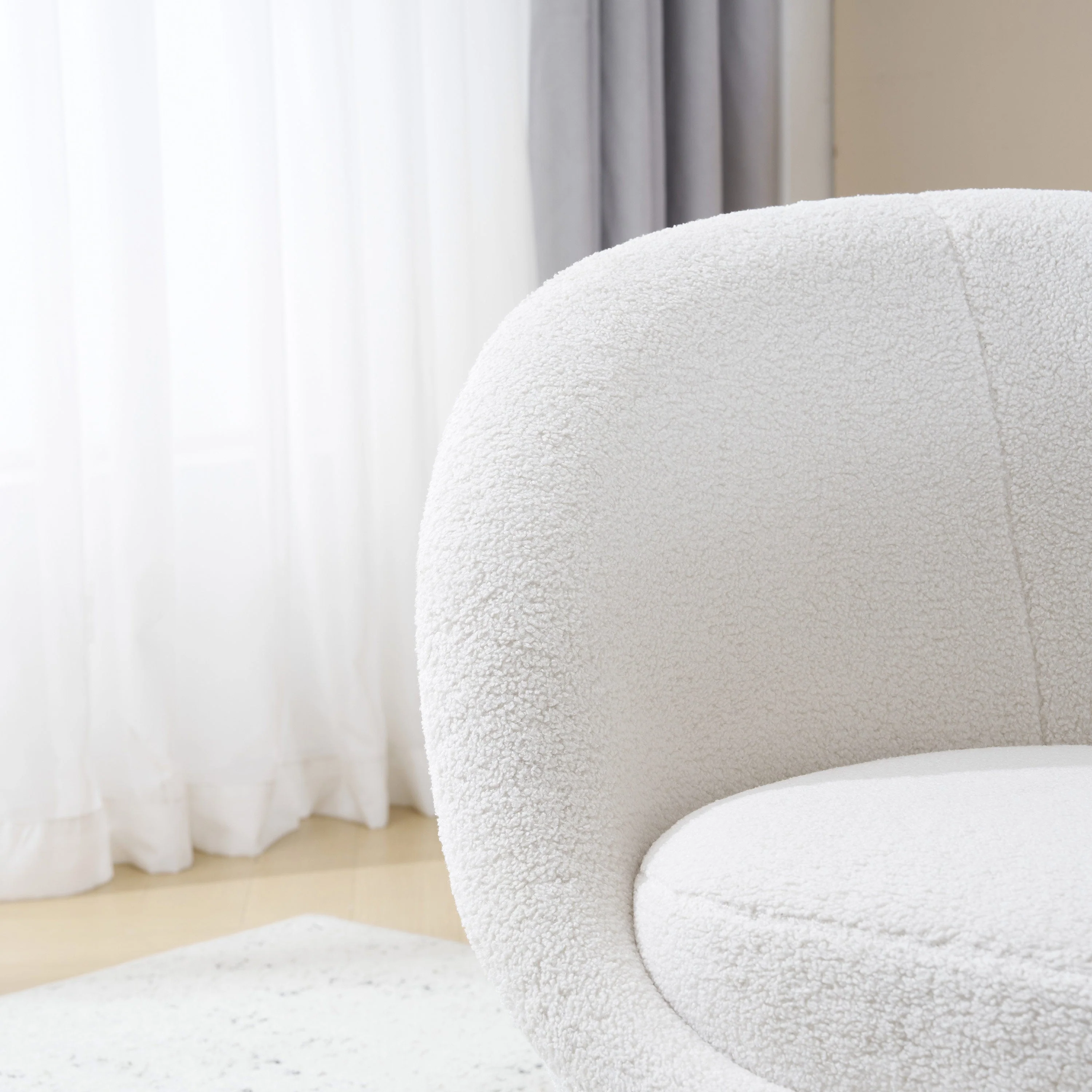 Modern Velvet Accent Chair with Gold Legs