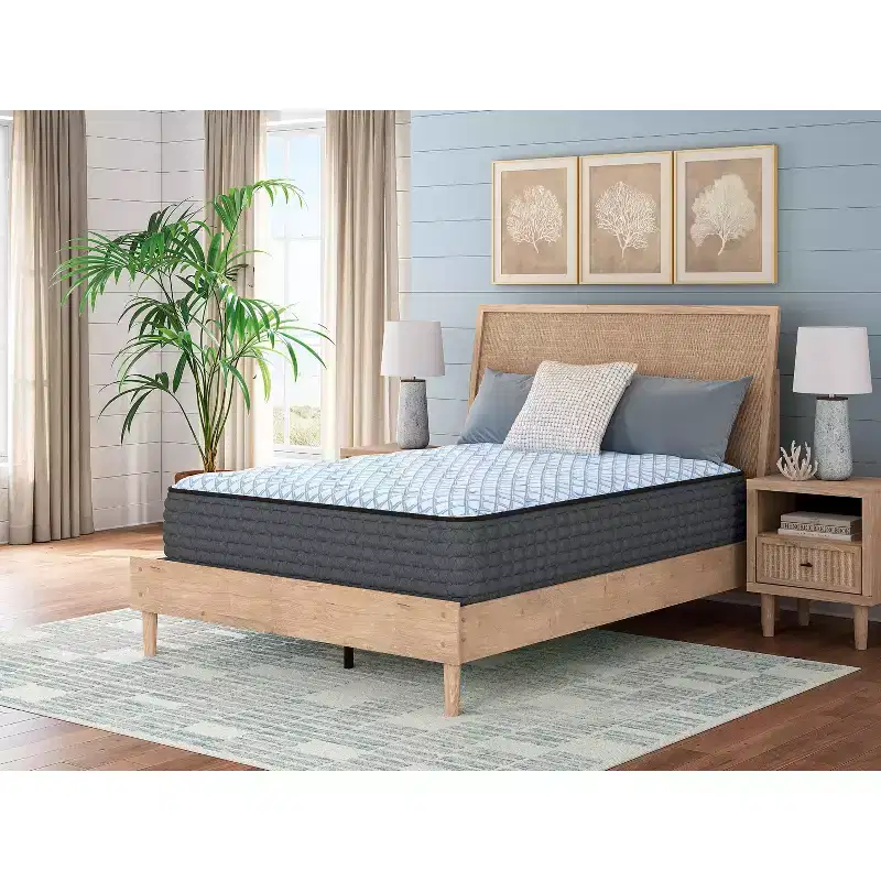 White 15-Inch Plush Hybrid Mattress - Twin to California King