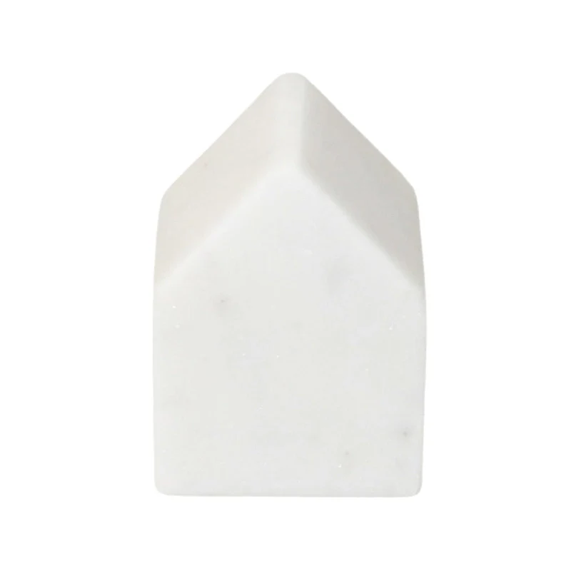 Lg. White Marble Home Object - White