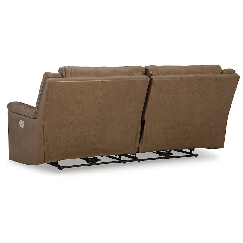 Signature Design by Ashley Trasimeno Caramel Power Reclining Sofa - 92 W x 40 D x 42 H