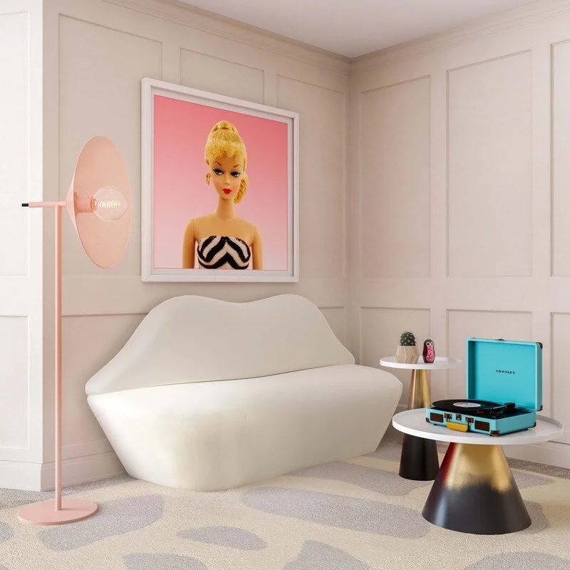 Lips Velvet Settee - 67.7