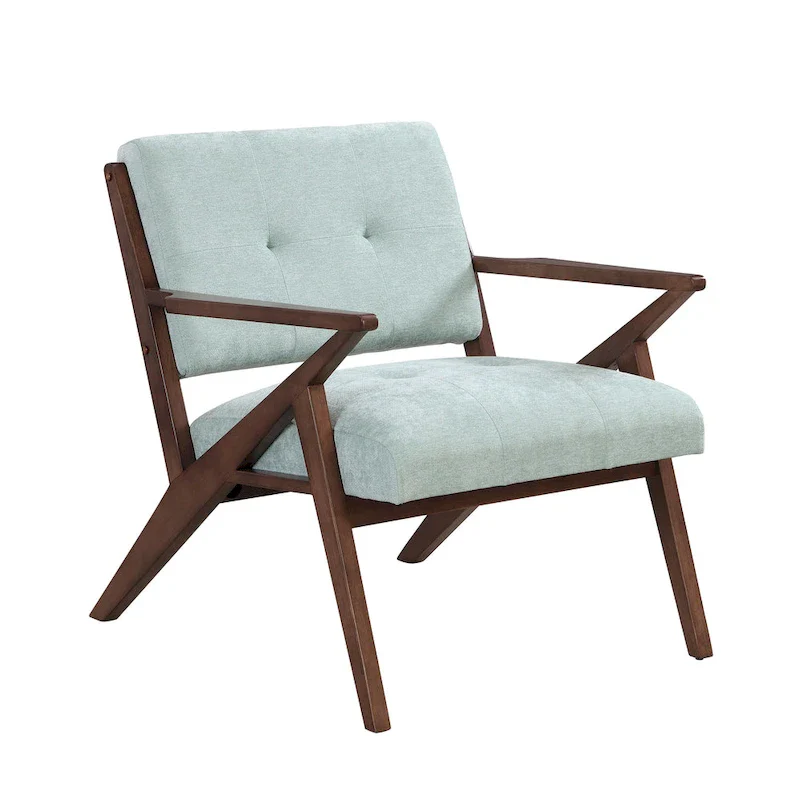 Accent Arm Chair with Wooden Frame