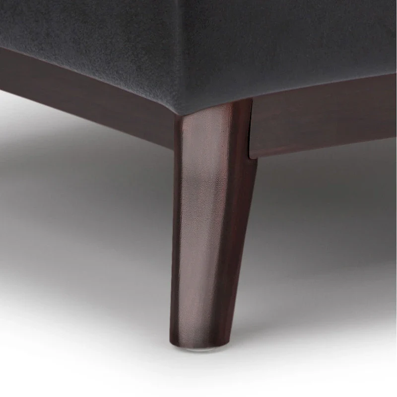 WYNDENHALL Ethan 34 inch Wide Mid Century Modern Rectangle Table Ottoman