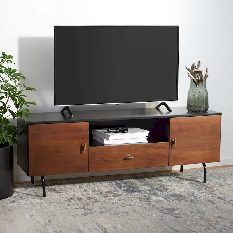 SAFAVIEH Lerke Media TV Stand - 54 W x 15.7 L x 19.7 H - 54Wx16Dx20H
