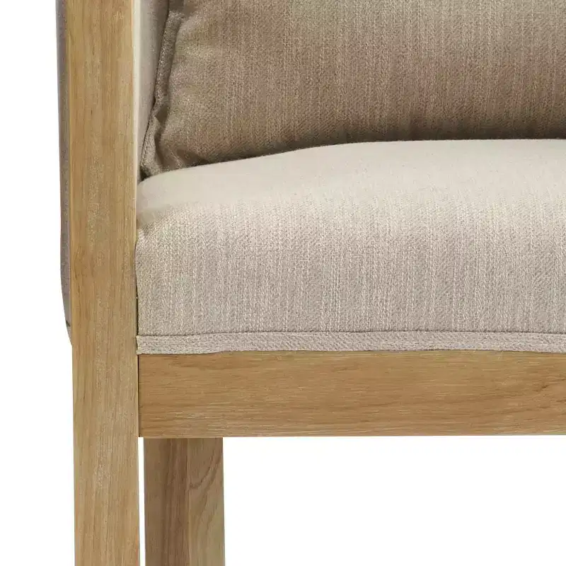 Christopher Knight Home Diana Modern Rubberwood Linen Upholstered Armchairs (Set of 2)