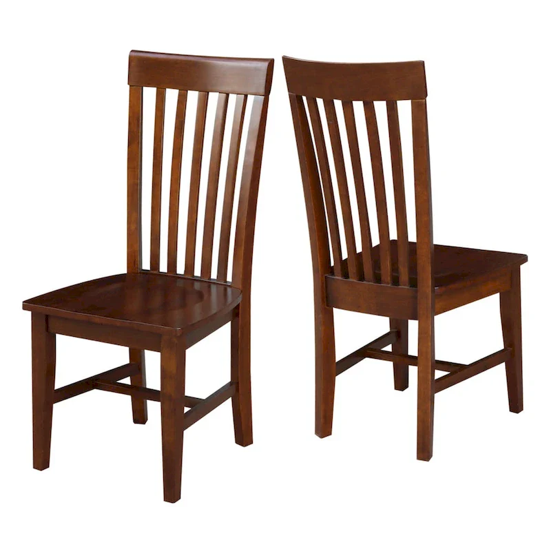 Solid Wood Cosmo Tall Mission Chairs, Set of 2