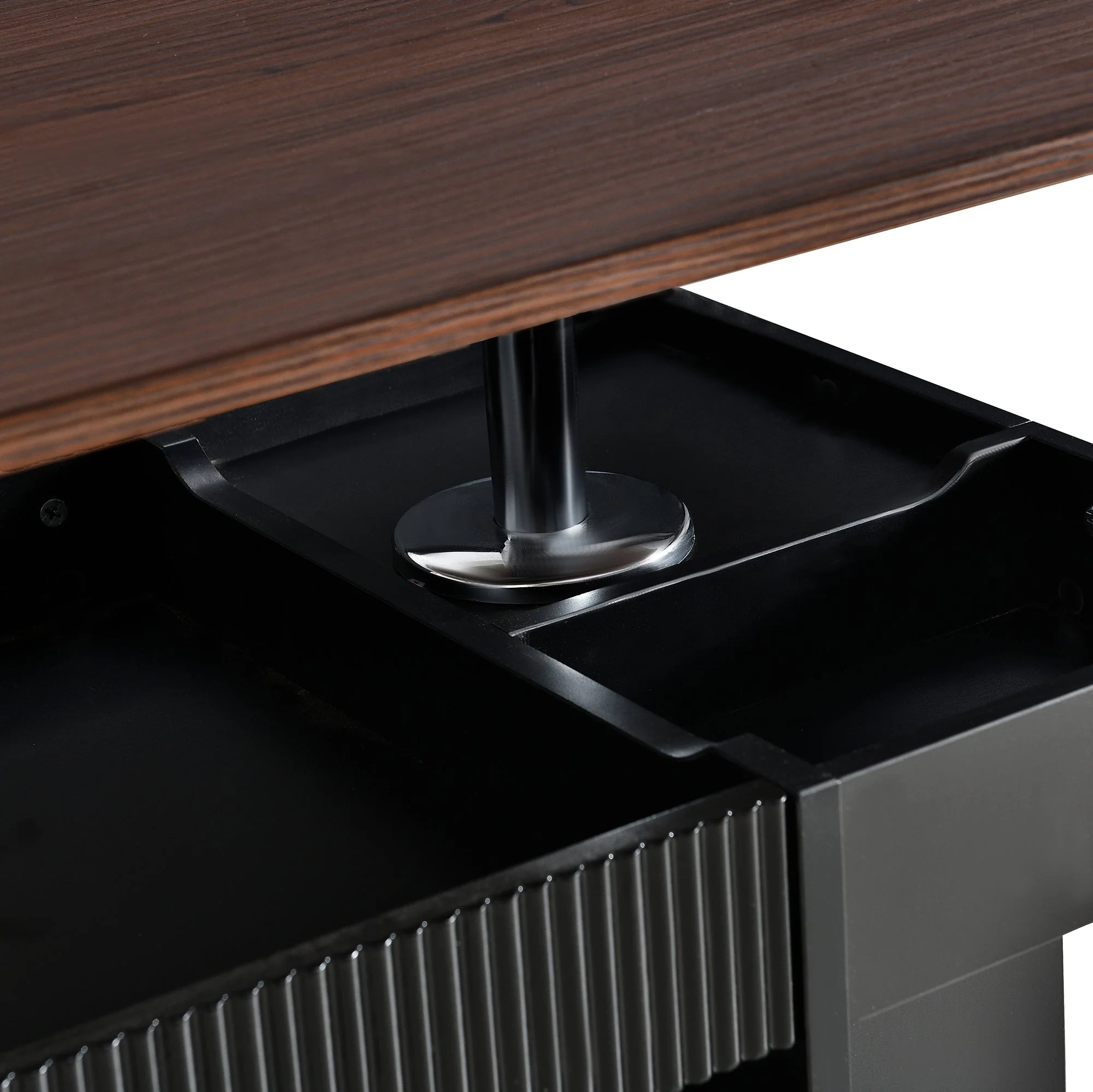 Walker Edison | Modern Multifunctional Adjustable Side Table with Lift-Top