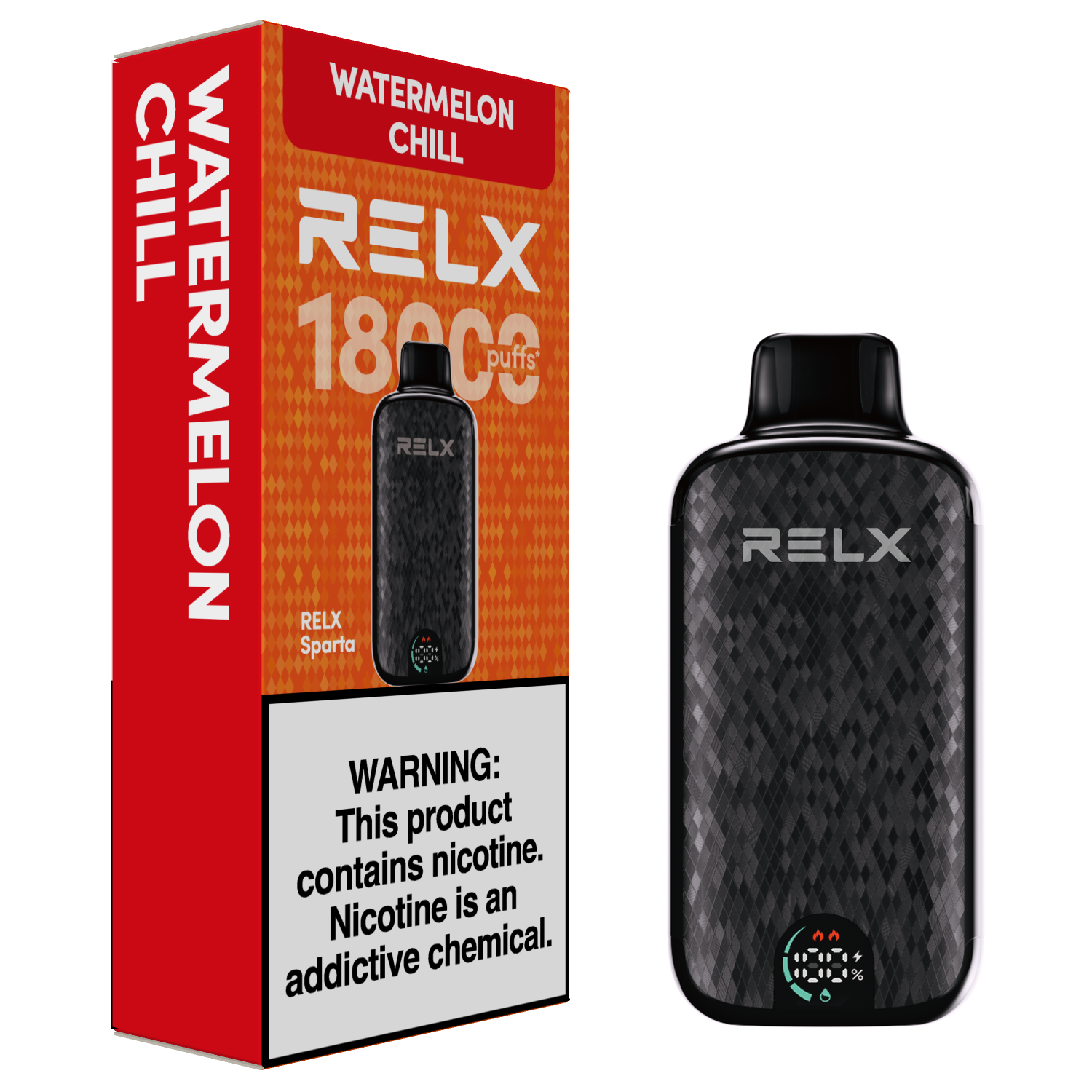 new Relx Sparta 18000 Puffs 20 Flavors