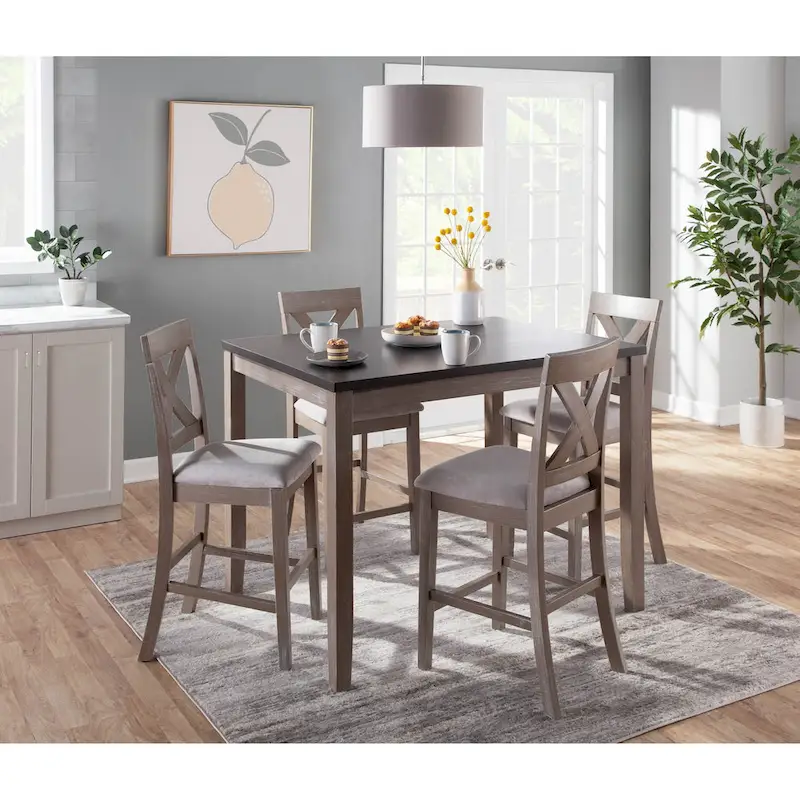 The 5-Piece Counter Height Dining Set