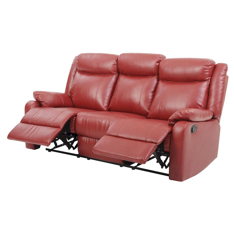 Ward Faux Leather Double Reclining Sofa
