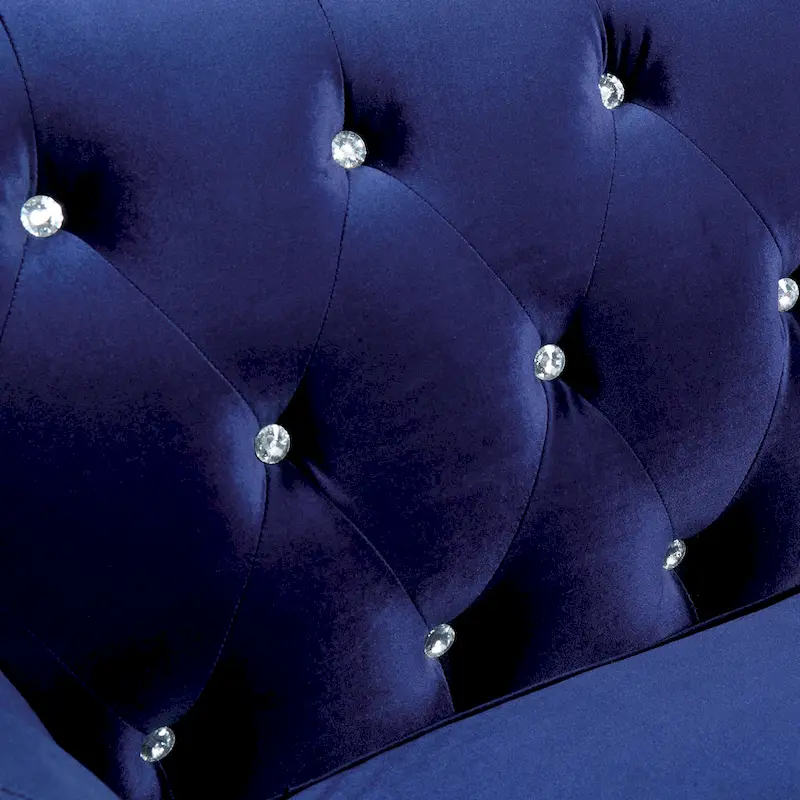 Traditional Fabric Felt Button Tufted Armchair