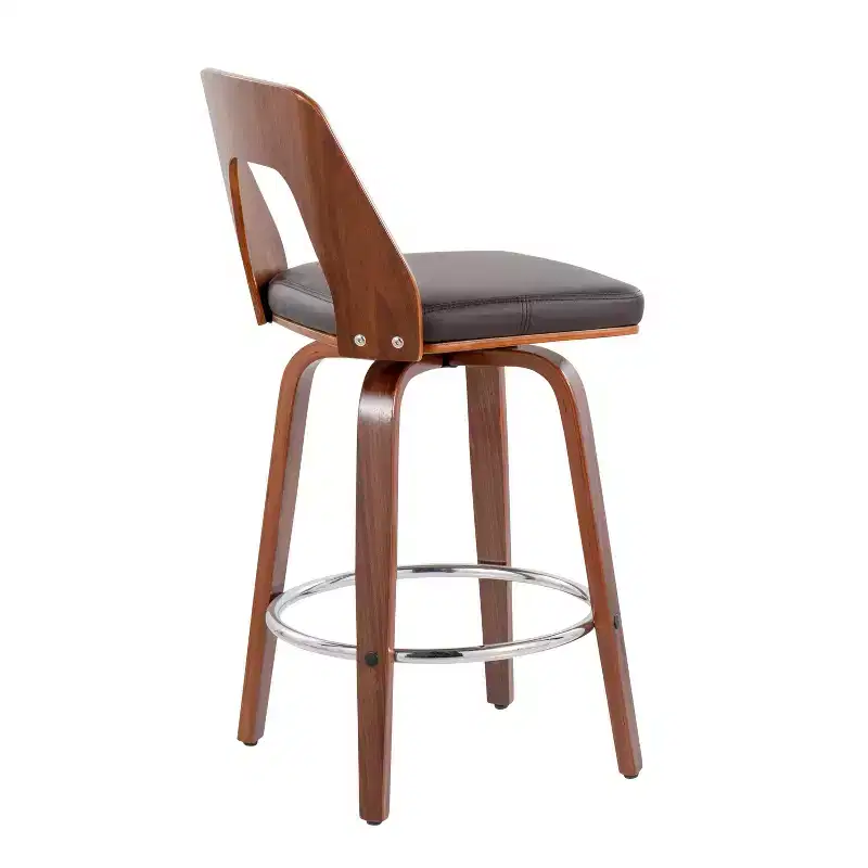 Set of 2 Trilogy Upholstered Counter Height Barstools - Lumisource
