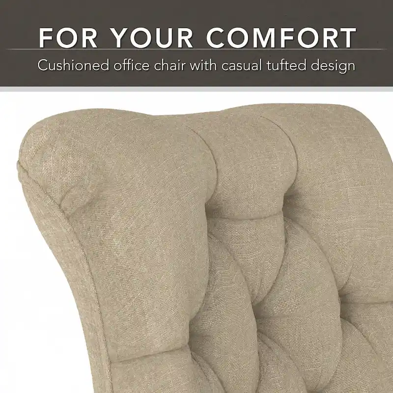 Salinas Mid Back Tufted Office Chair by Bush Furniture