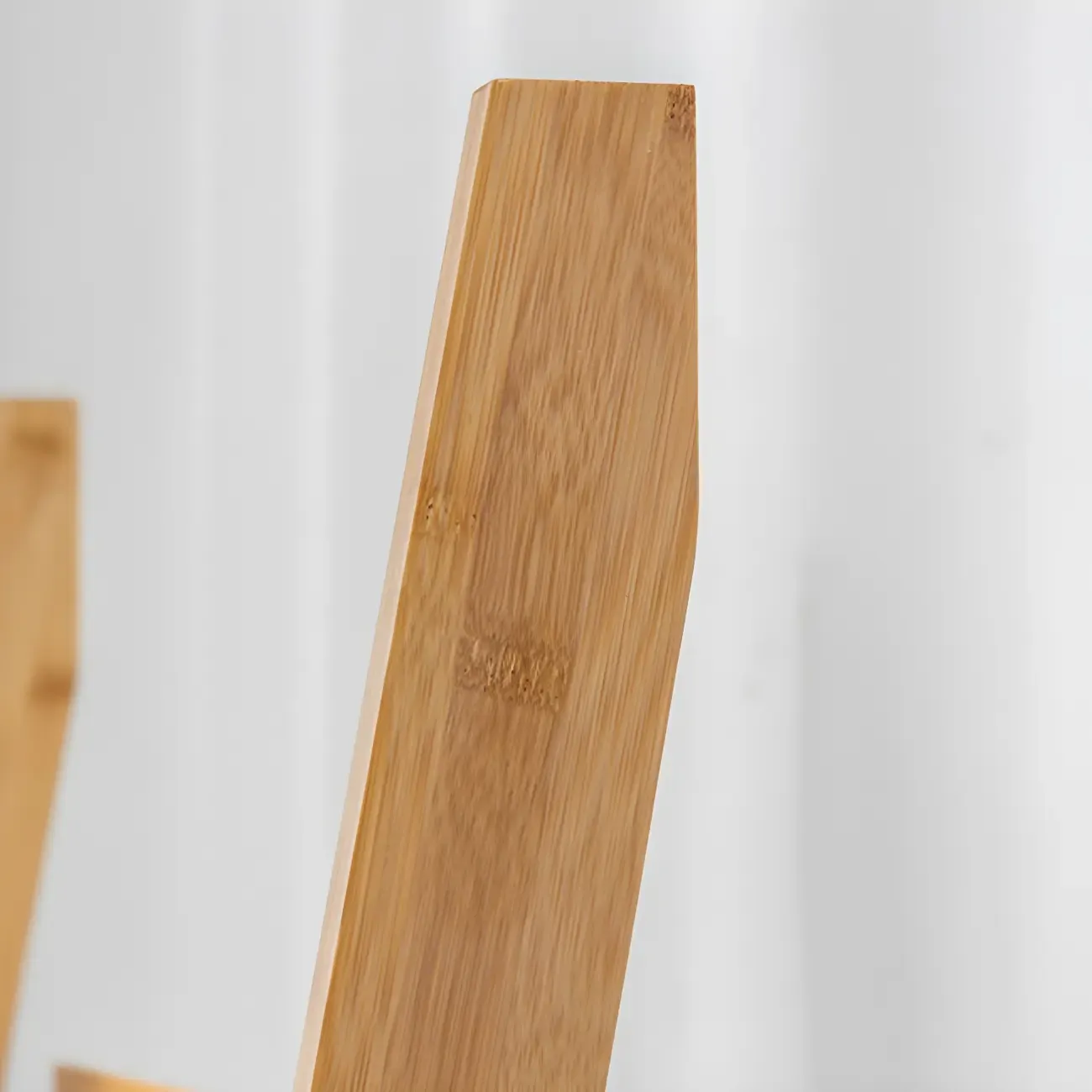 Solid Wood 5-Tier Open Back Ladder Bookshelf