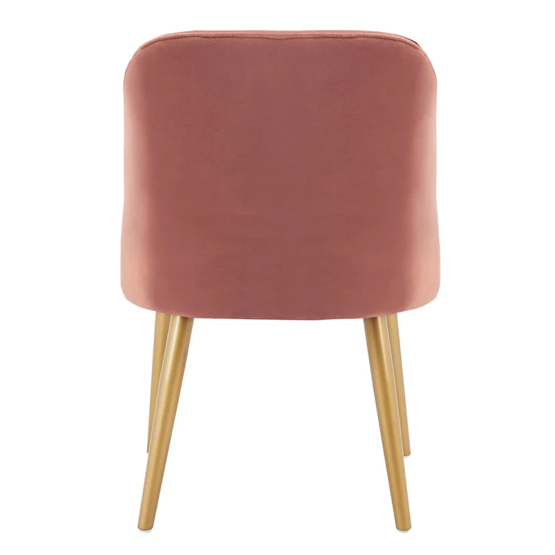 Nobie 18.3 Upholstered Dining Chair - Grey / Gold (Set of 2) - 21 x 22 x 31 - 21Wx22Dx31H