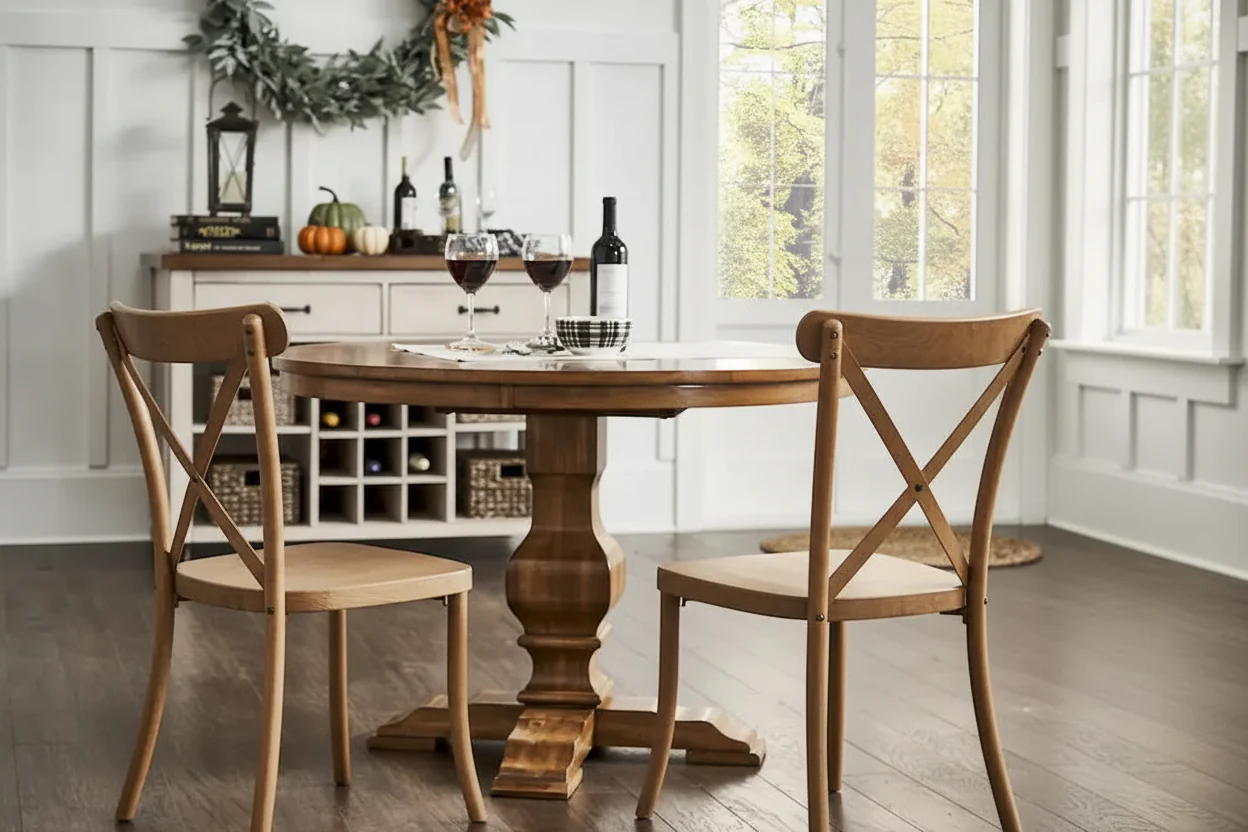 Metal Dining Chairs (Set of 2)