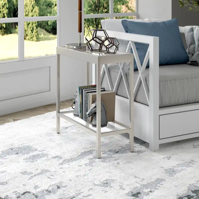 Alexis 24 Wide Rectangular Side Table