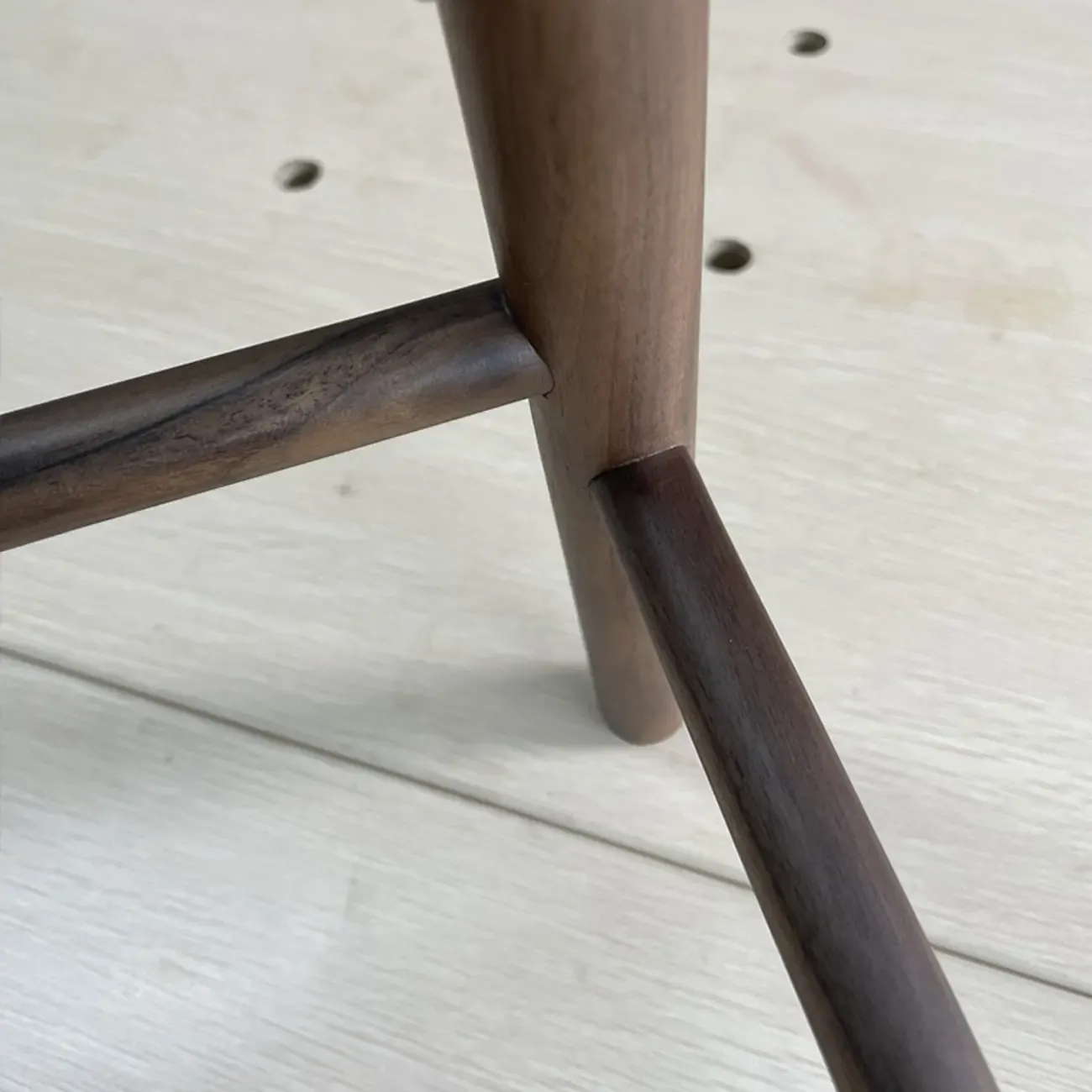 Bar Height Footrest Wood Modern Backless Bar Stools