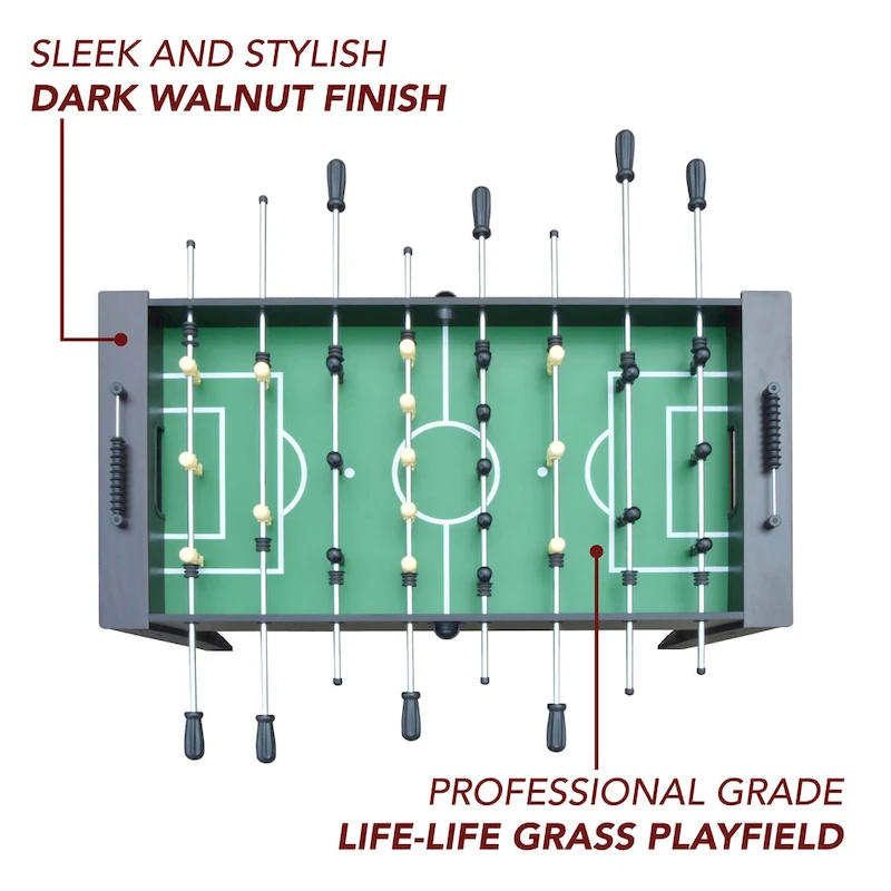 Hathaway Hurricane 54-inch Foosball Table - Dark Walnut