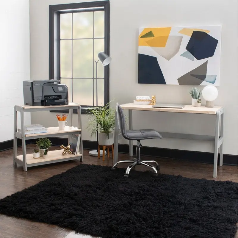 Mulligan Natural Wood Top Desk