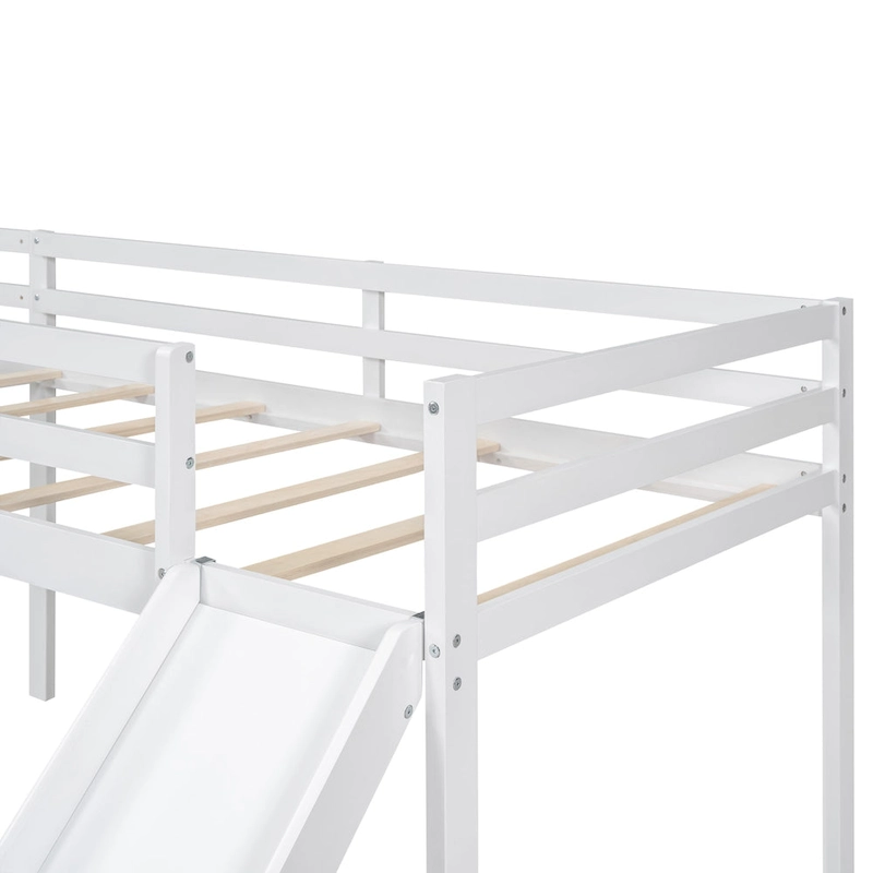 Loft Bed with Ladder and Slide