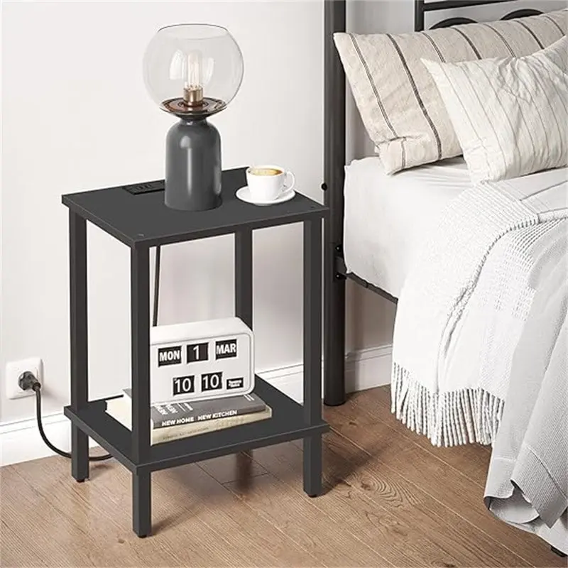 End Table with Charging Station