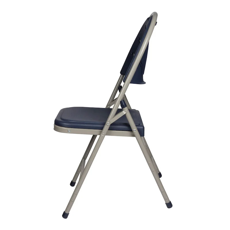Lusitano Collection Fan Back Folding Chair, Pack of 4