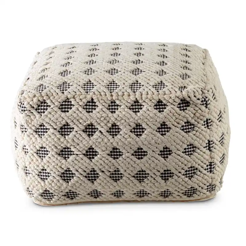 Steve Silver Kembel Pouf Ottoman
