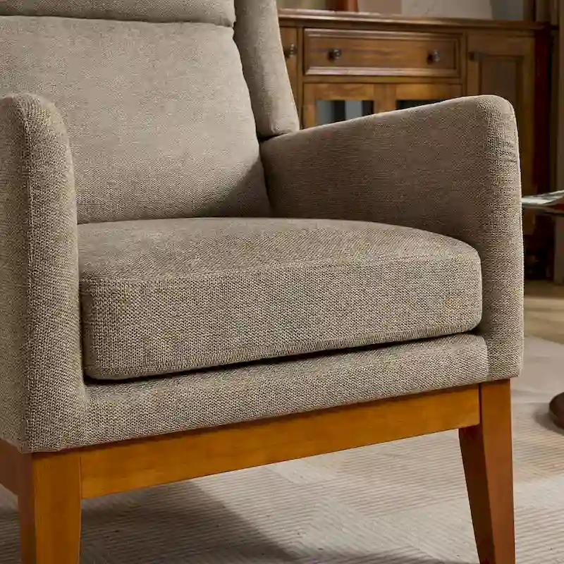 26.18 High Back Upholstered Arm Chair