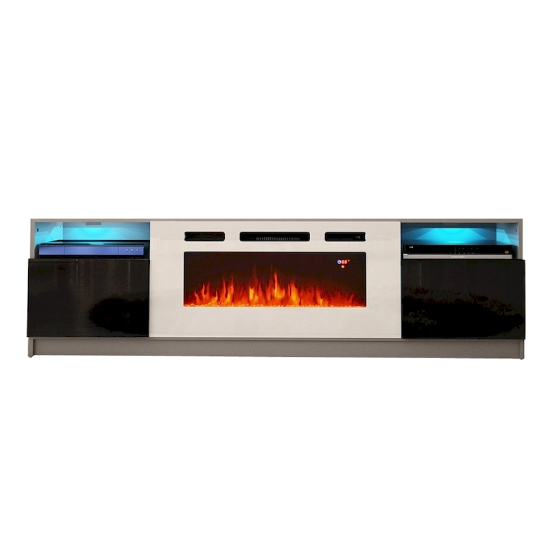 Strick & Bolton Amsden Electric Fireplace TV Stand