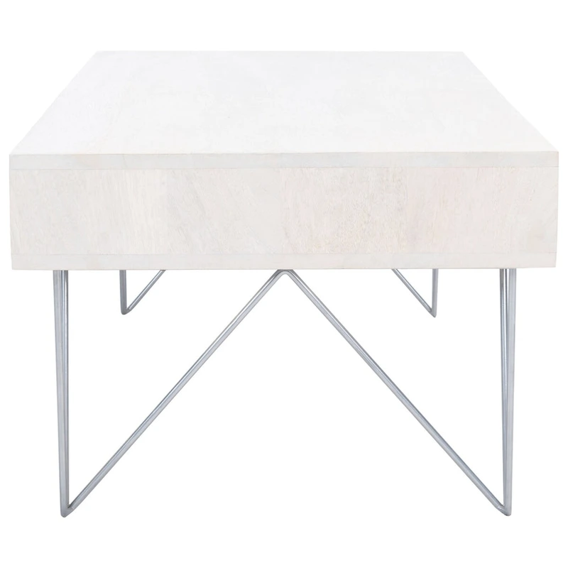 SAFAVIEH Nilgun 1-Drawer 1-Shelf Living Room Coffee Table - 43 W x 21.6 L x 16 H - 43Wx22Dx16H