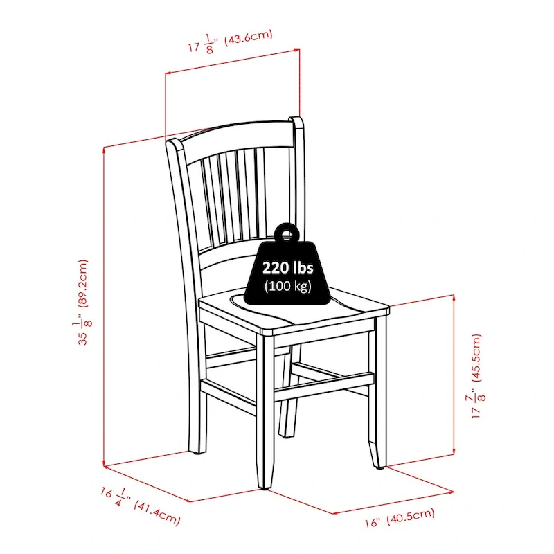 3-Pc Drop Leaf Table with Slat Back Chairs, Walnut