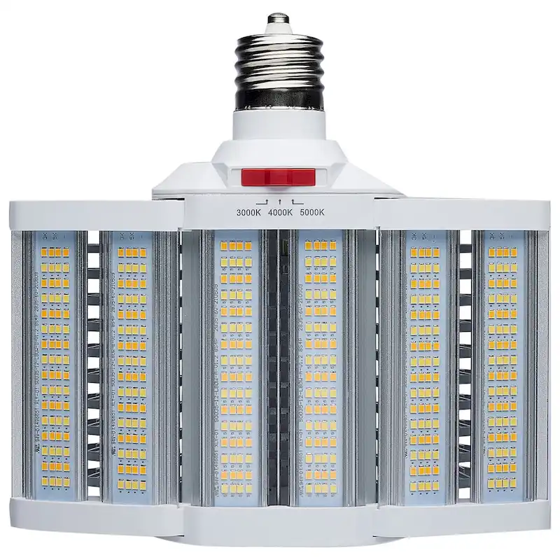 LED Shoe Box Lamp 60/70/80 Wattage Selectable 3K/4K/5K CCT Selectable 120-277V - White