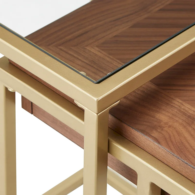 Cooke Square Table with Metal Base by iNSPIRE Q Modern