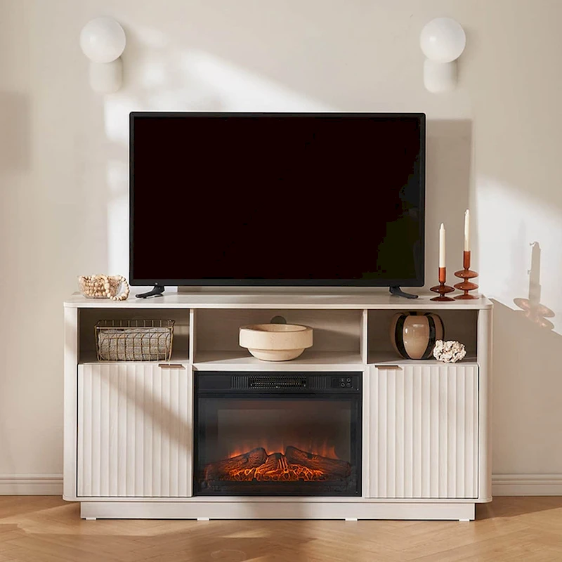 Mopio Brooklyn 59 Electric Fireplace TV Stand