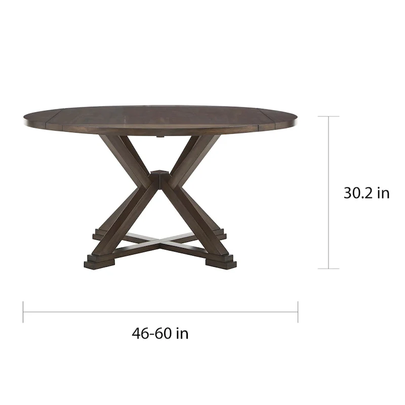 Garrison Espresso Convertible Dining Set by