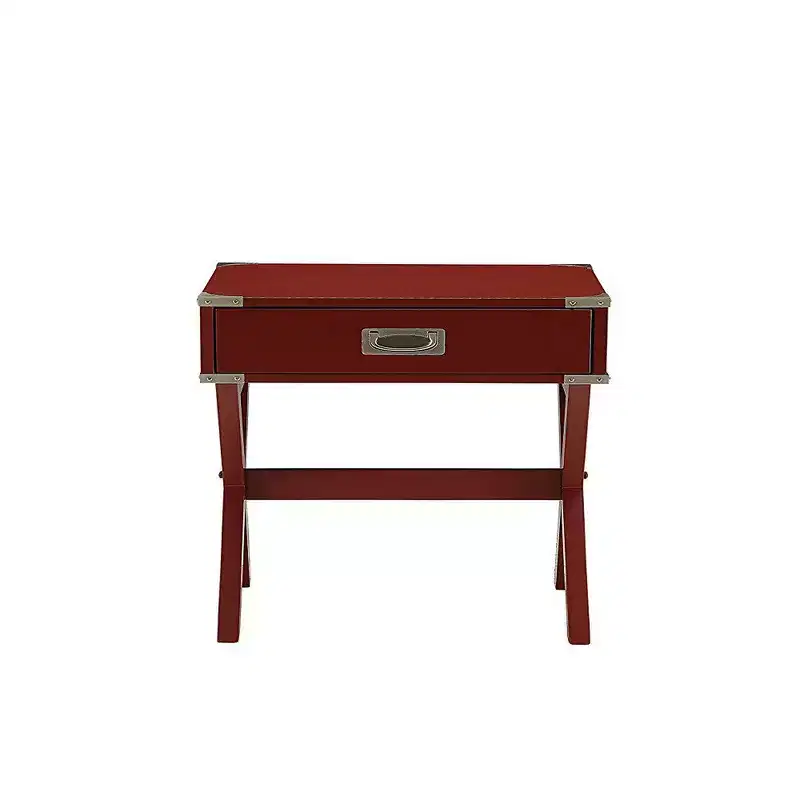 End Table, Red