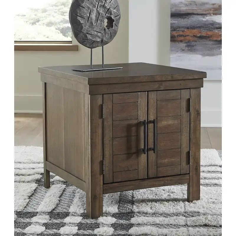 Signature Design by Ashley Moriville Brown End Table - 24W x 26D x 25H