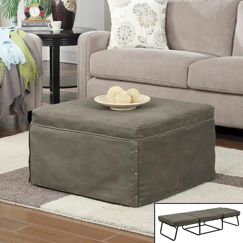 Designs4Comfort Folding Bed Ottoman Coffee Table