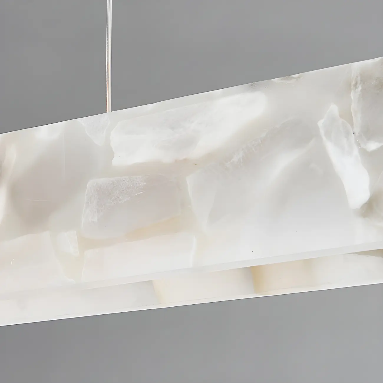 Modern Gold Metal Rectangle Kitchen Island Pendant Light