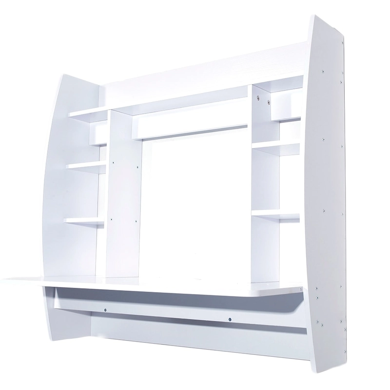 39  Exquisite Room-saving Wall Built-up Computer Desk